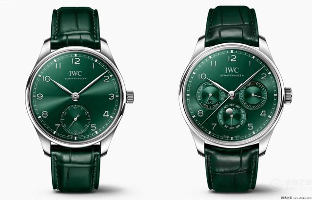 IWC萬(wàn)國(guó)表推出全新綠色葡萄牙系列自動(dòng)腕表40和萬(wàn)年歷腕表42你看中那一款了！